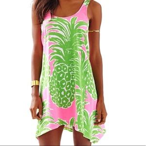 Lilly Pulitzer Monterey Dress pink pout Flamenco